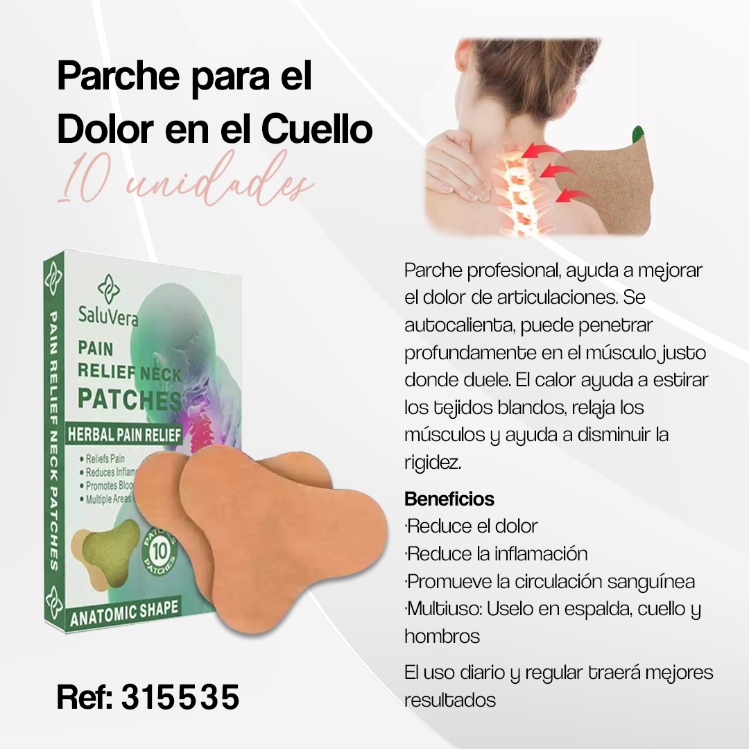 CerviFix™ PARCHE PARA DOLOR DE CUELLO !!! + ENVIO GRATIS