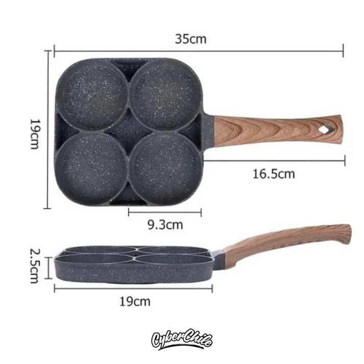 Sartén multifunción antiadherente 4 en 1 🍳