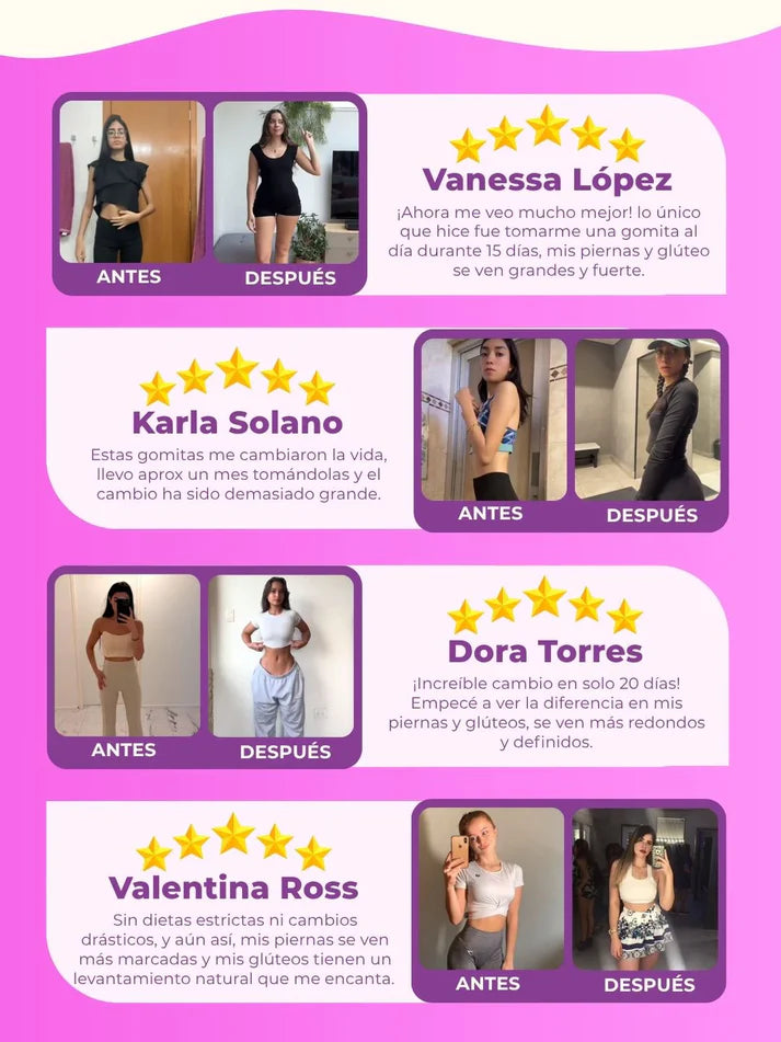 🍑 CURVY GUMMIES - Premium 60 Gomitas